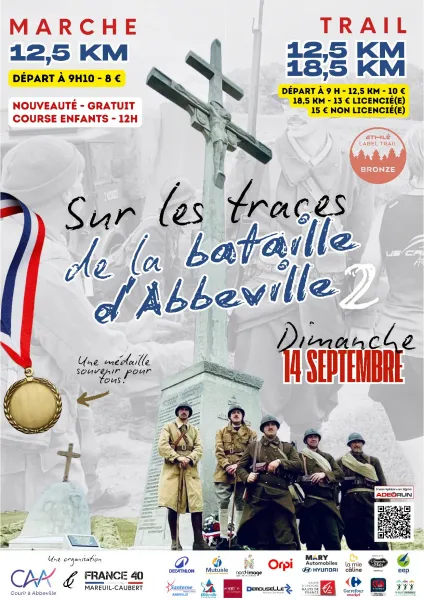 Sur les Traces de la bataille d’Abbeville 2025 Inscription Résultats