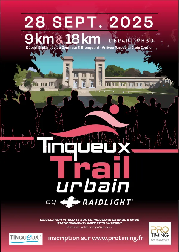Tinqueux trail urbain 2025 Inscription Résultats