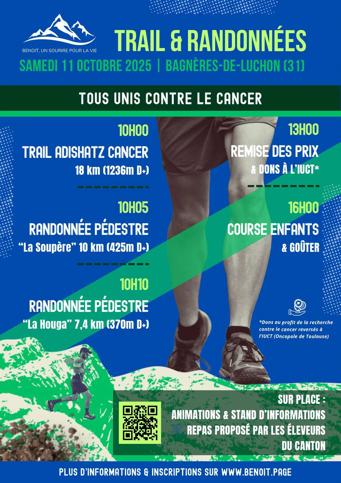 Trail Adishatz cancer 2025 Inscription Résultats