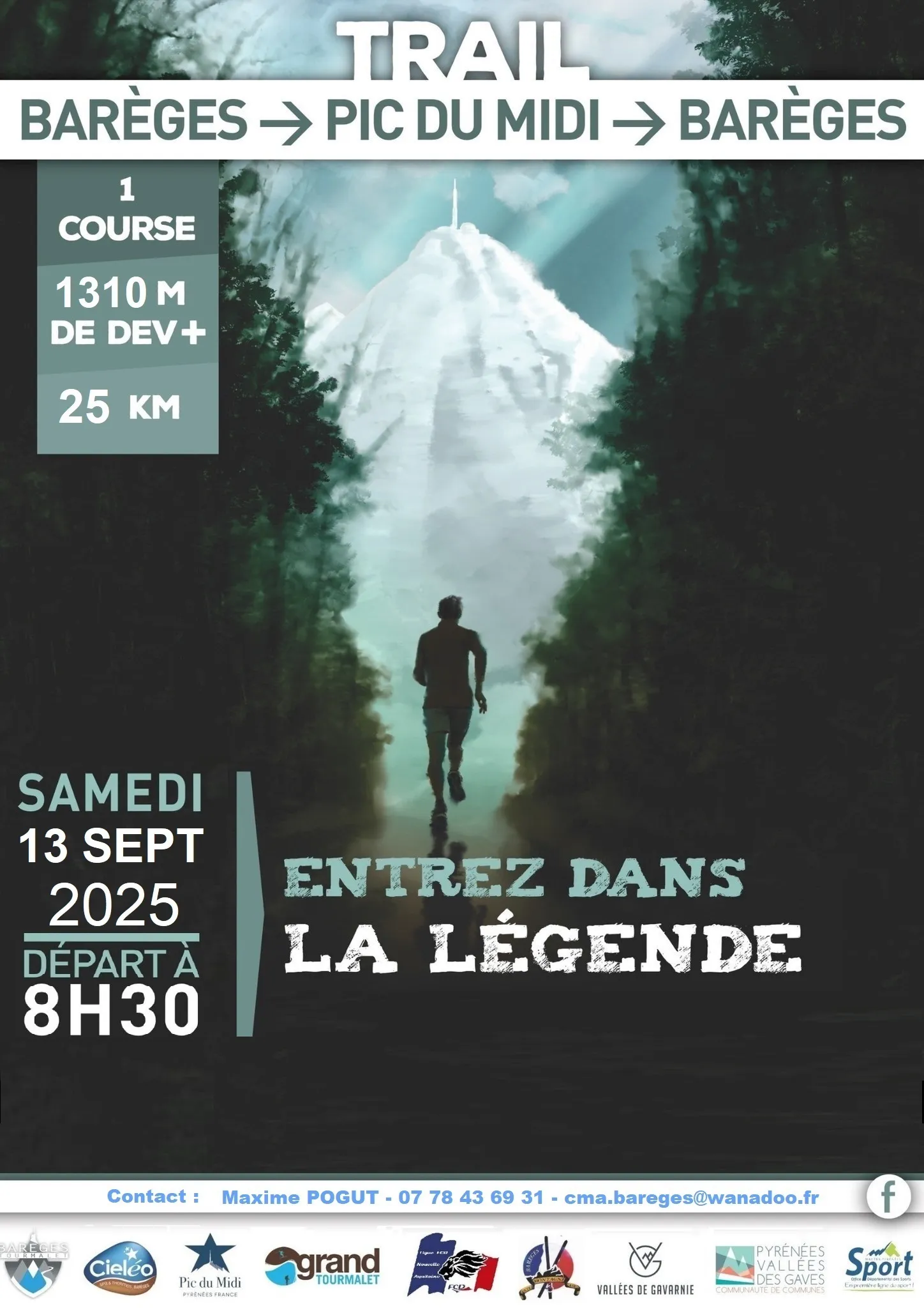 Trail Barèges – Pic du Midi  2025 Inscription Résultats