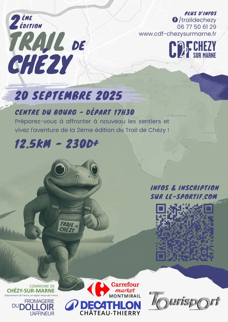Trail Chezy sur Marne 2025 Inscription Résultats