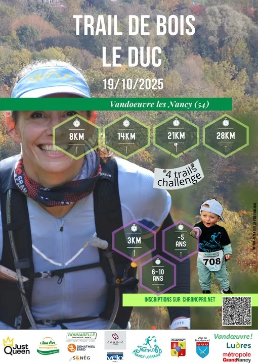 Trail de Bois le Duc 2025 Inscription Résultats
