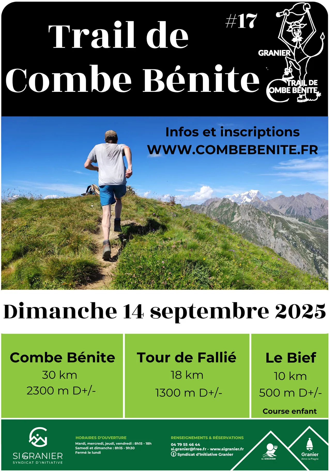 Trail de Combe Bénite – Granier 2025 Inscription Résultats