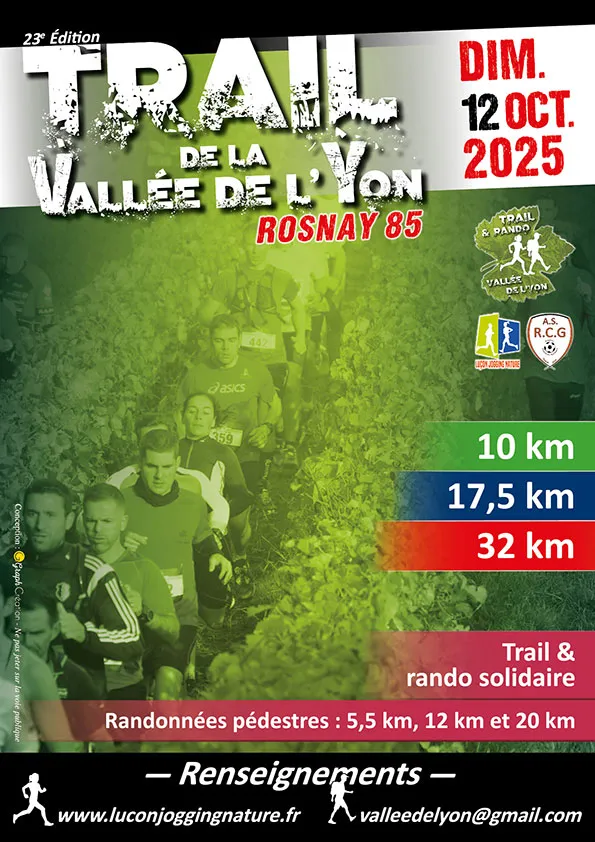 Trail de la vallee de l’Yon 2025 Inscription Résultats
