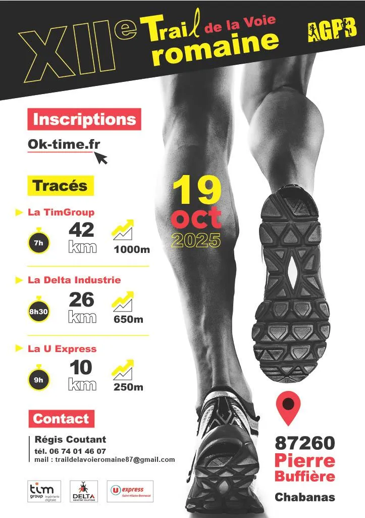 Trail de la Voie Romaine 2025 Inscription Résultats