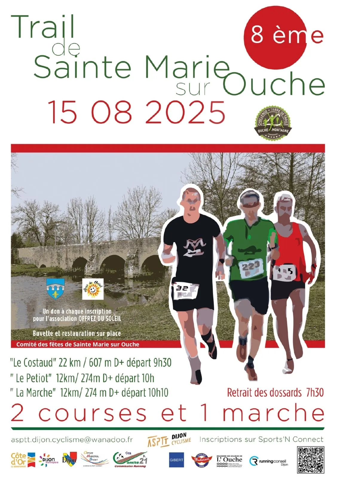 Trail de Sainte Marie sur Ouche 2025 Inscription Résultats