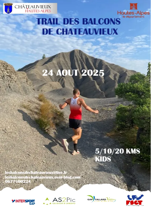 Trail des Balcons de Châteauvieux 2025 Inscription Résultats