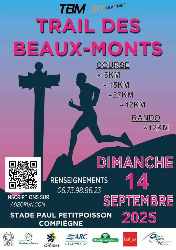 Trail des Beaux Monts – Compiègne 2025 Inscription Résultats