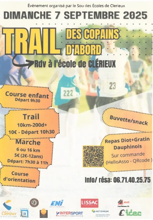 Trail des Copains d’Abord 2025 Inscription Résultats
