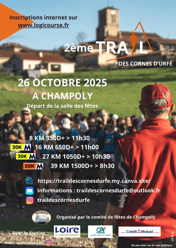Trail des Cornes d’Urfé 2025 Inscription Résultats