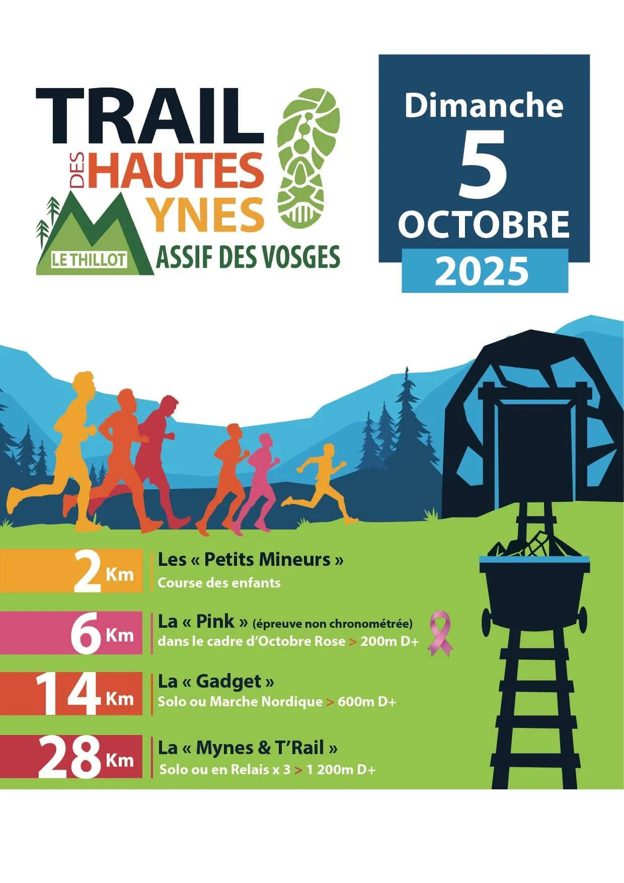 Trail des Hautes Mynes le Thillot 2025 Inscription Résultats