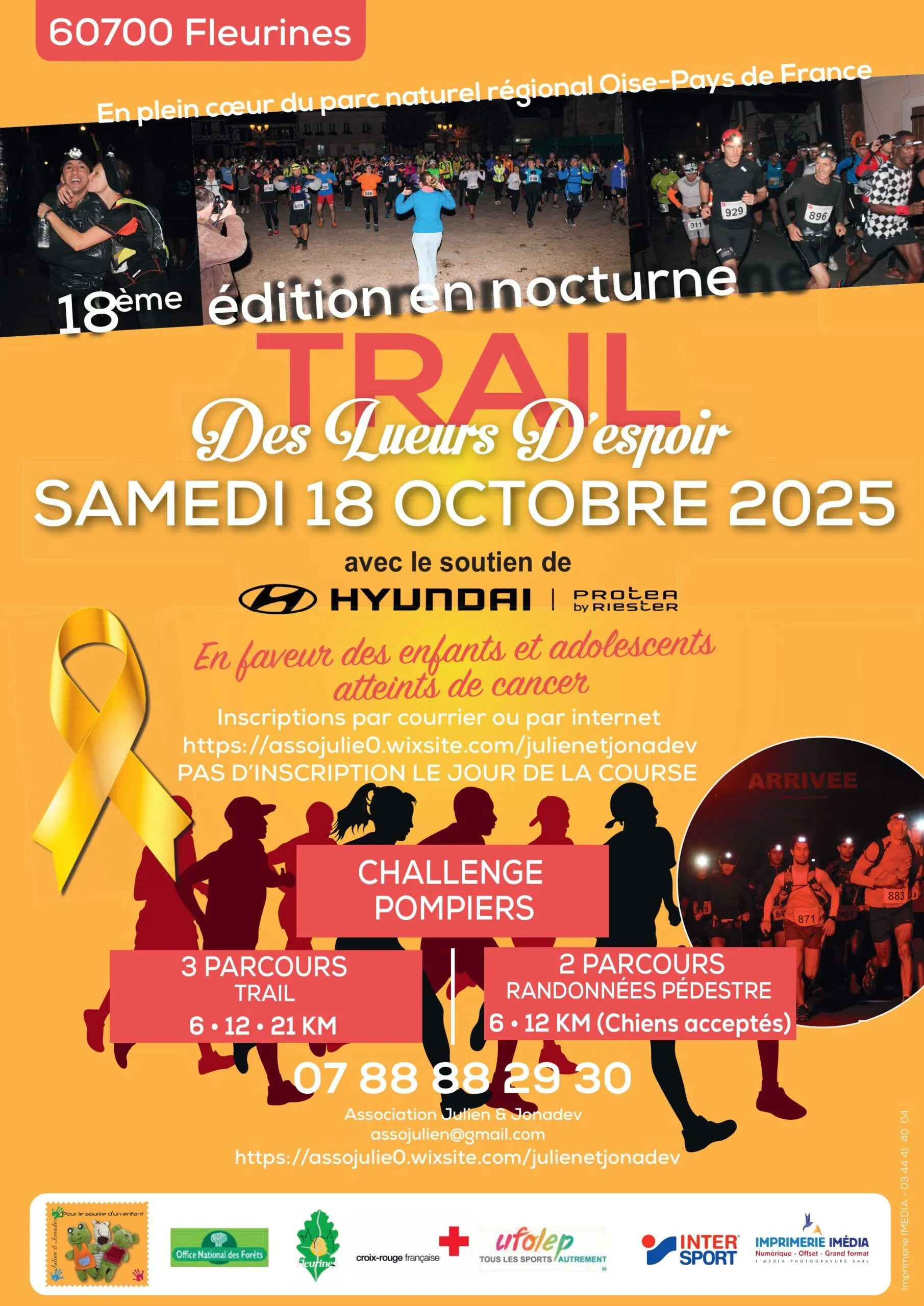 Trail des Lueurs d’Espoir 2025 Inscription Résultats