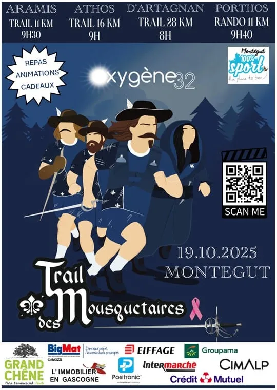 Trail des mousquetaires 2025 Inscription Résultats