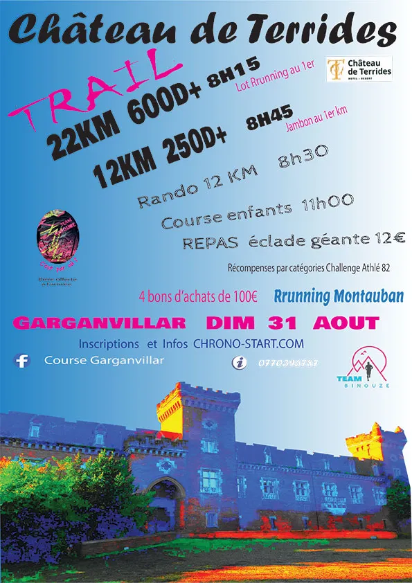 Trail des Terrides 2025 Inscription Résultats