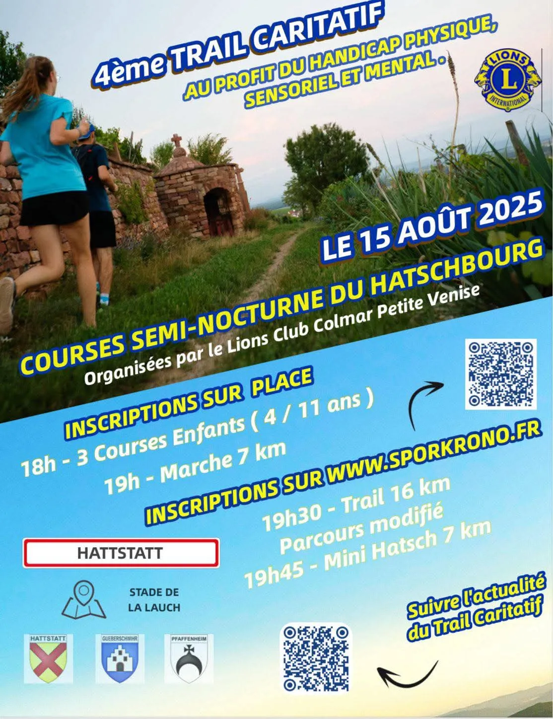 Trail du Hatschbourg 2025 Inscription Résultats