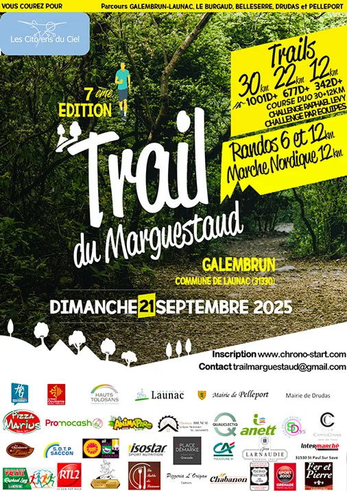 Trail du Marguestaud 2025 Inscription Résultats