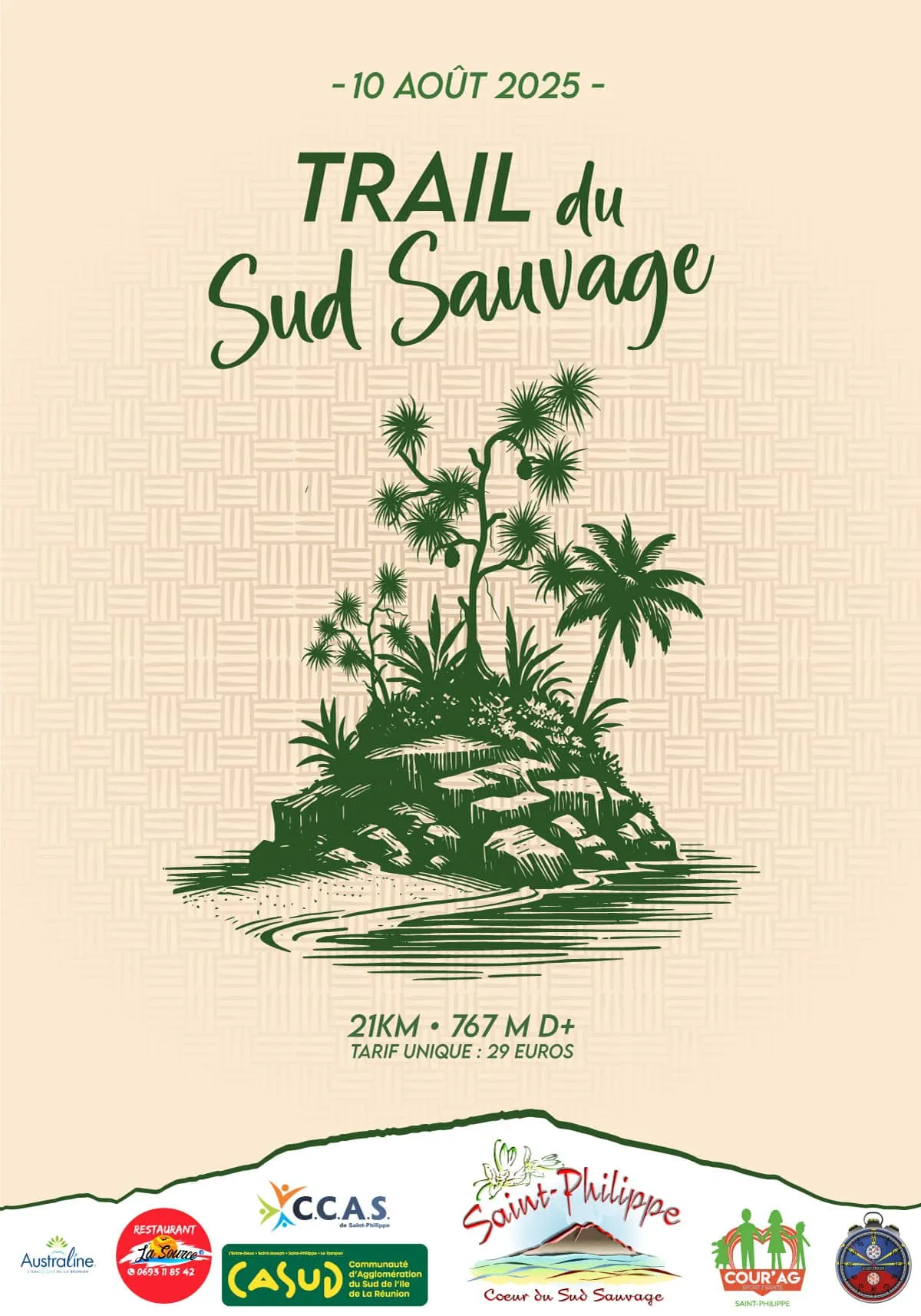 Trail du Sud Sauvage 2025 Inscription Résultats