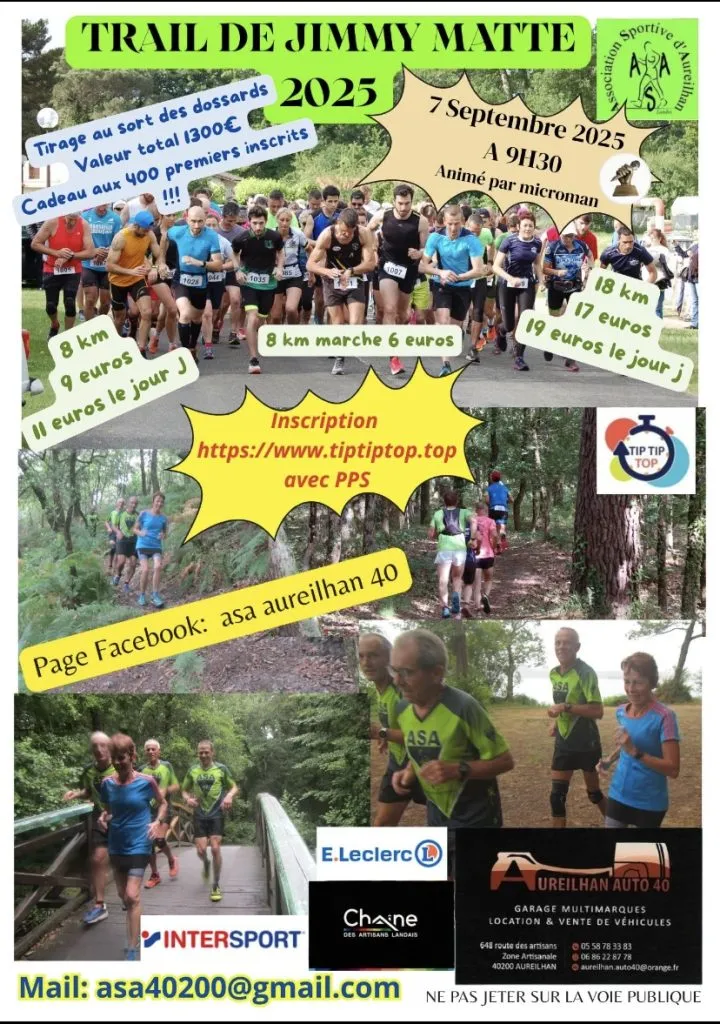 Trail Jimmy Matte 2026 Inscription Résultats