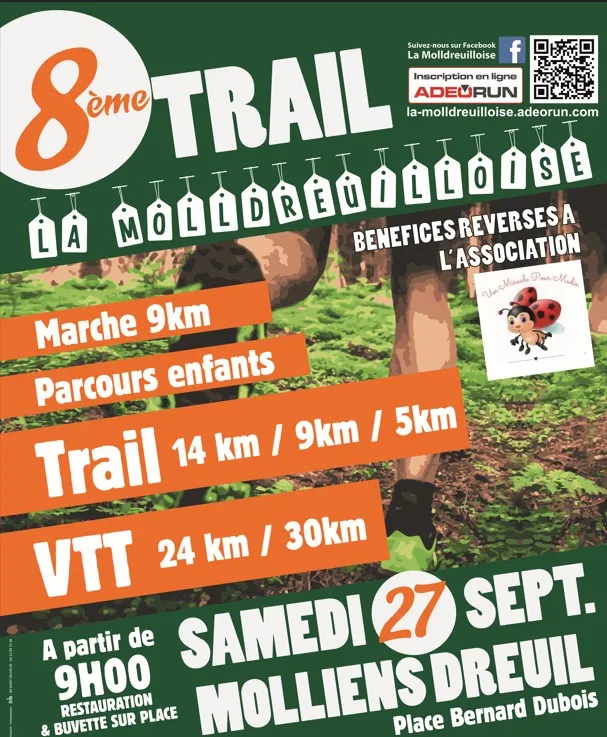 Trail nature la Molldreuilloise 2025 Inscription Résultats