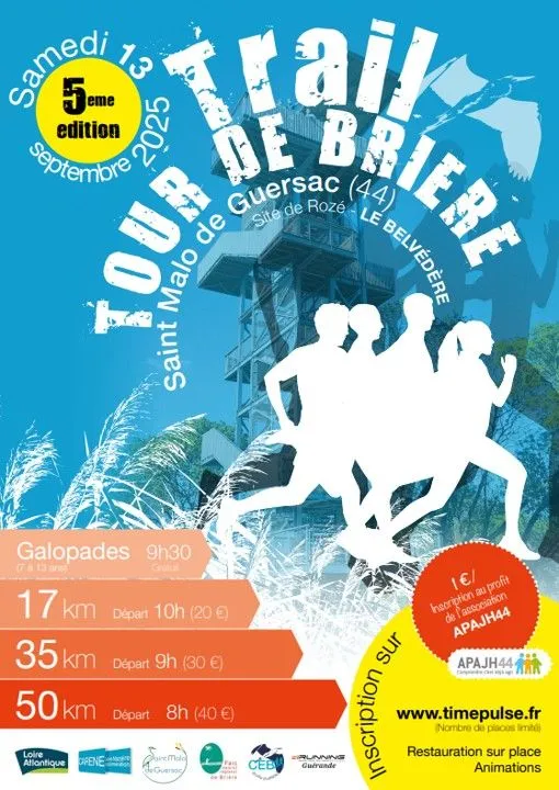 Trail Tour de Brière 2025 Inscription Résultats