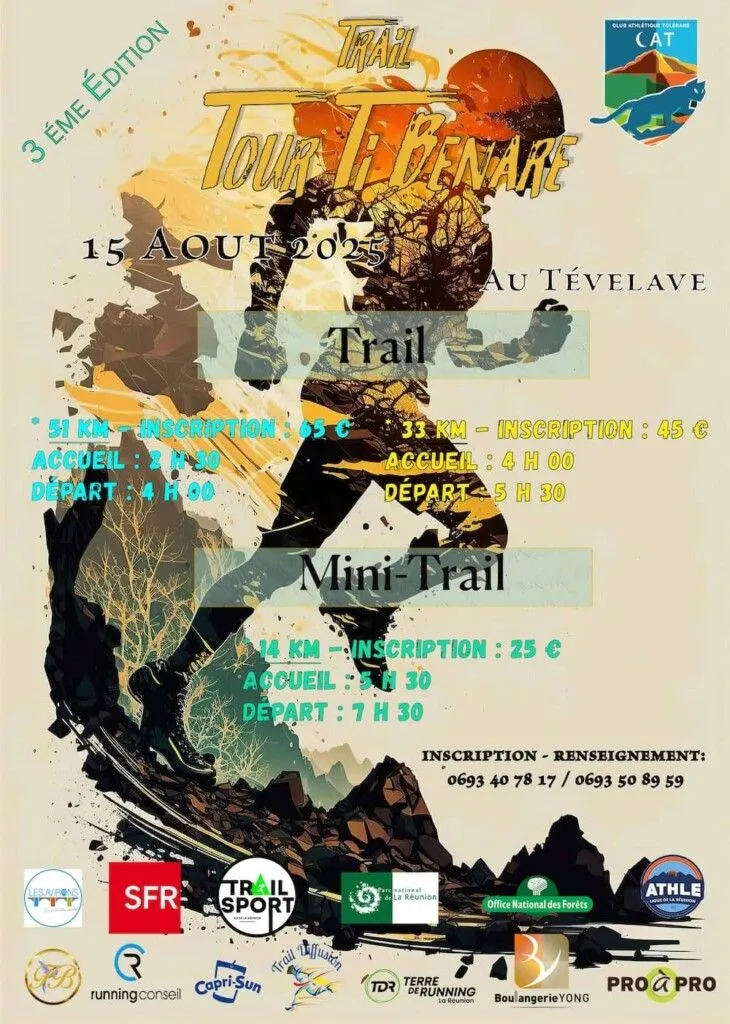 Trail Tour Ti Bénare 2025 Inscription Résultats