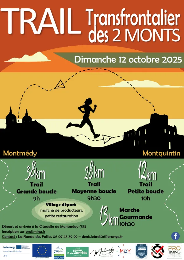 Trail Transfrontalier des 2 Monts 2025 Inscription Résultats