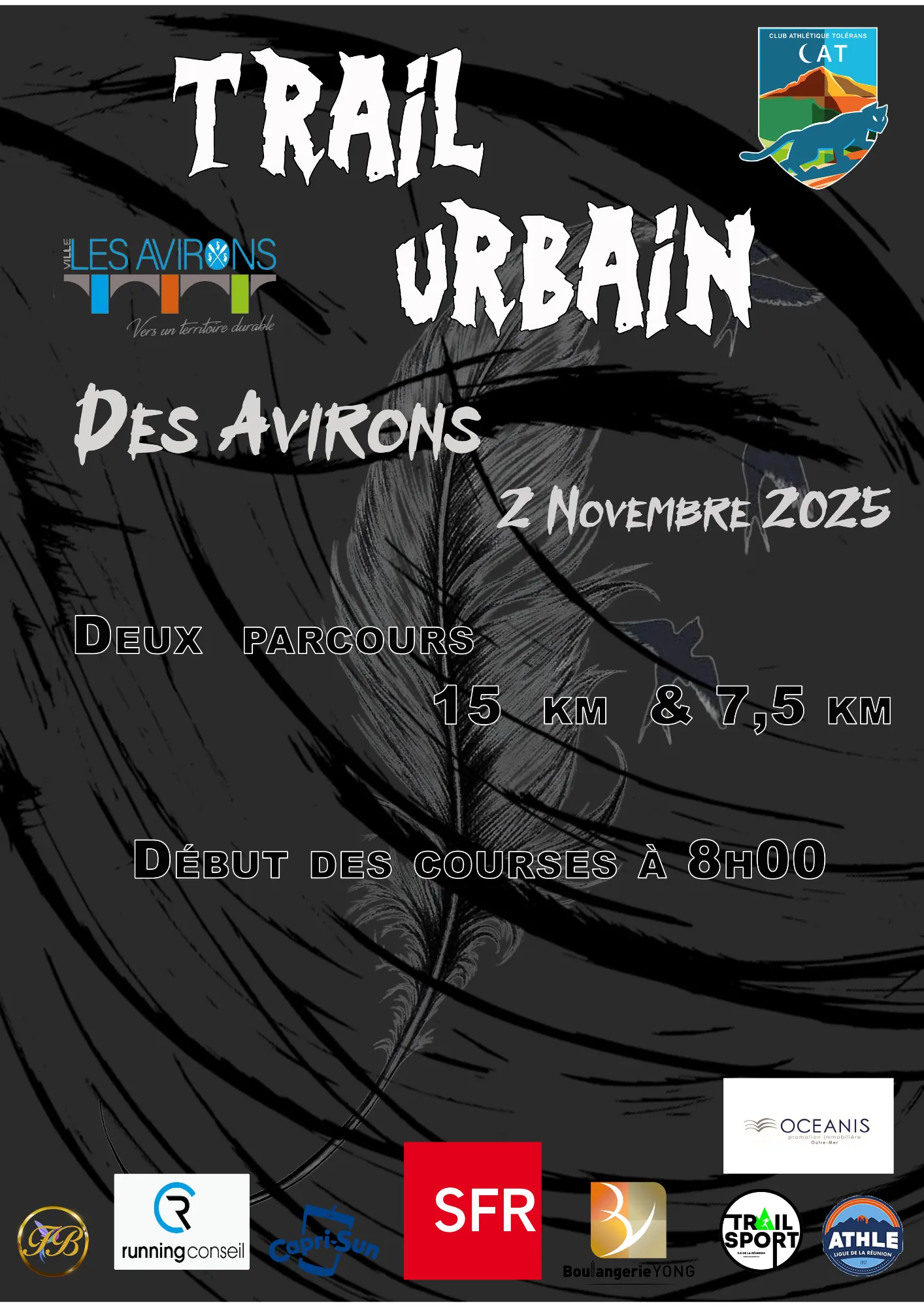 Trail urbain des Avirons 2025 Inscription Résultats