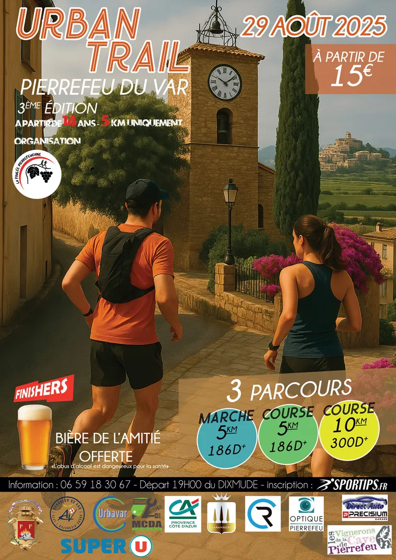Urban trail de Pierrefeu 2025 Inscription Résultats