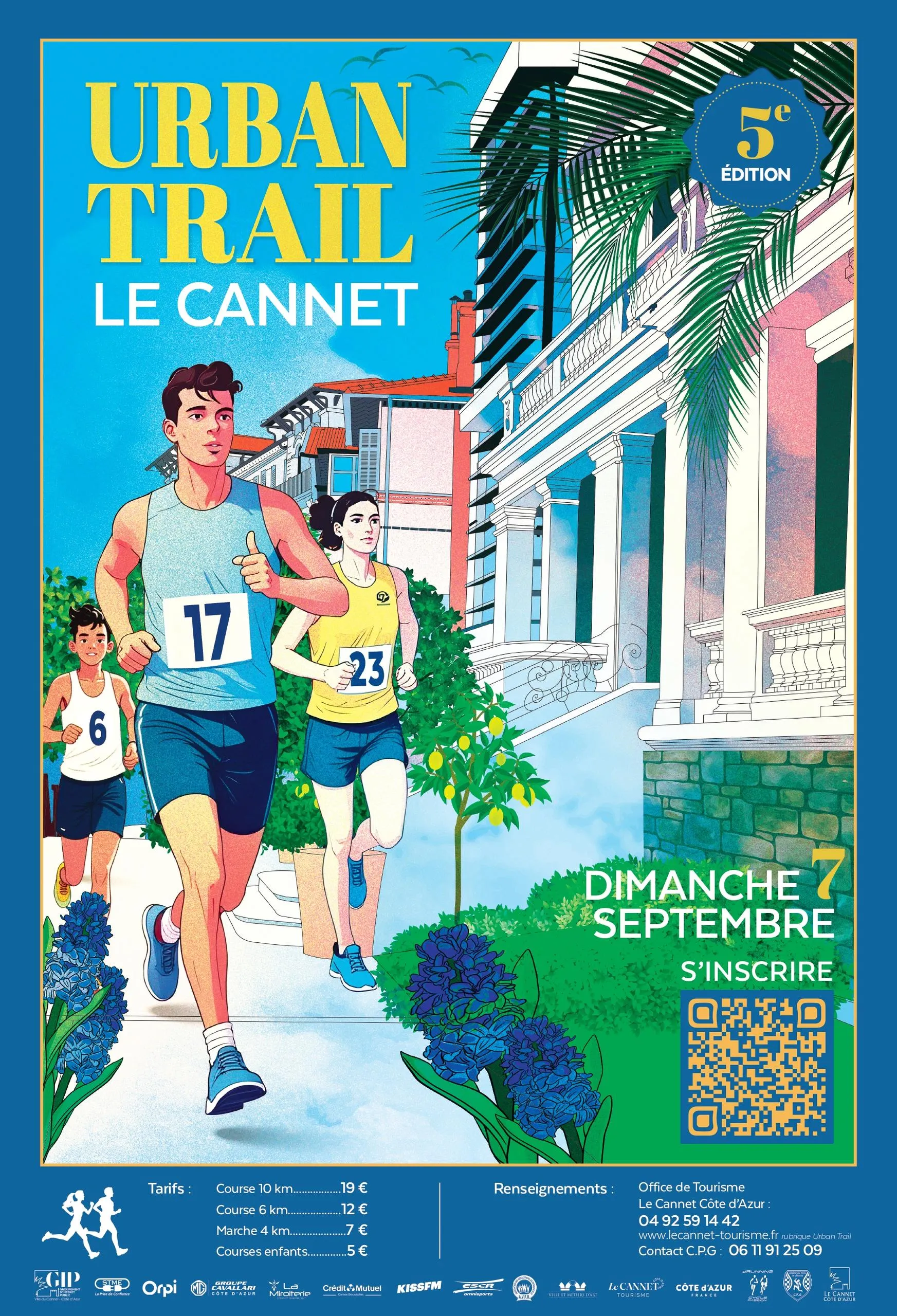 Urban trail du Cannet 2025 Inscription Résultats