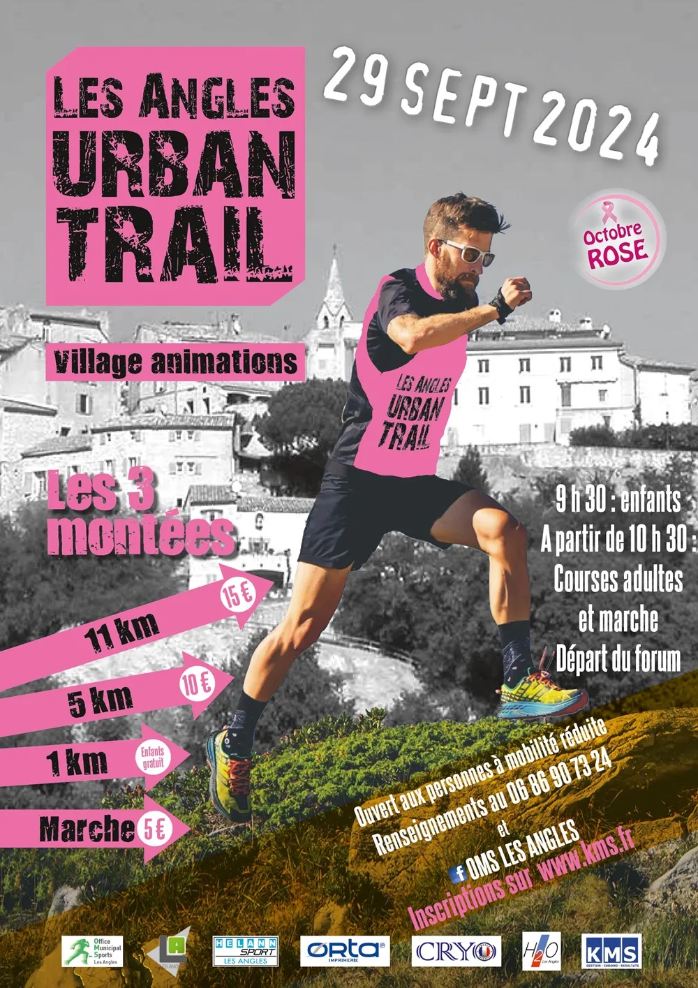 Urban trail les Angles 2025 Inscription Résultats
