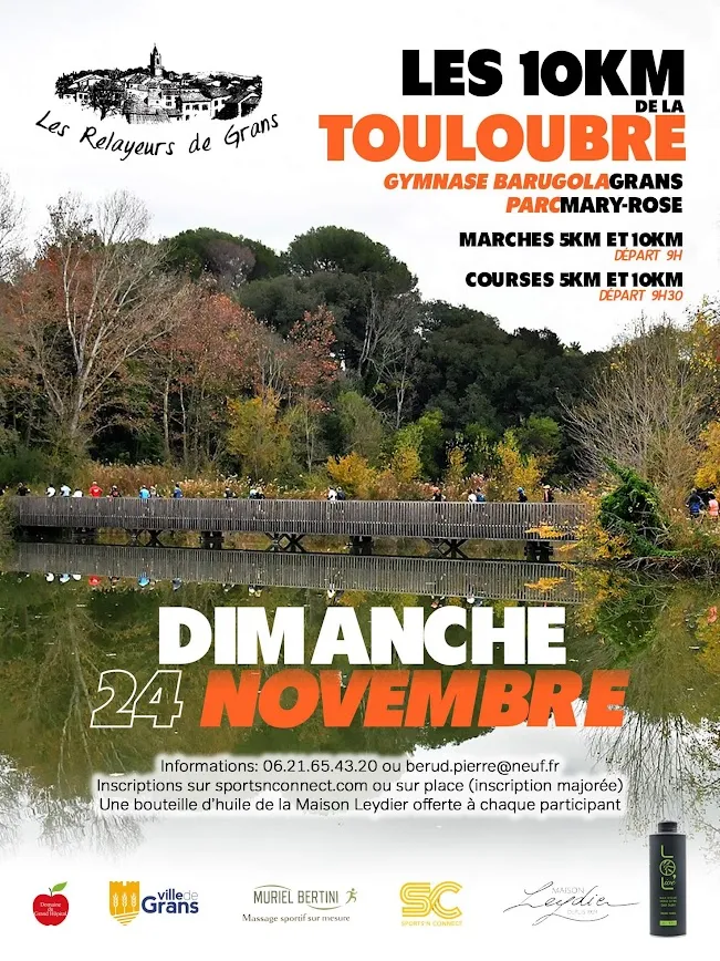 10 km de la Touloubre 2025 Inscription Résultats