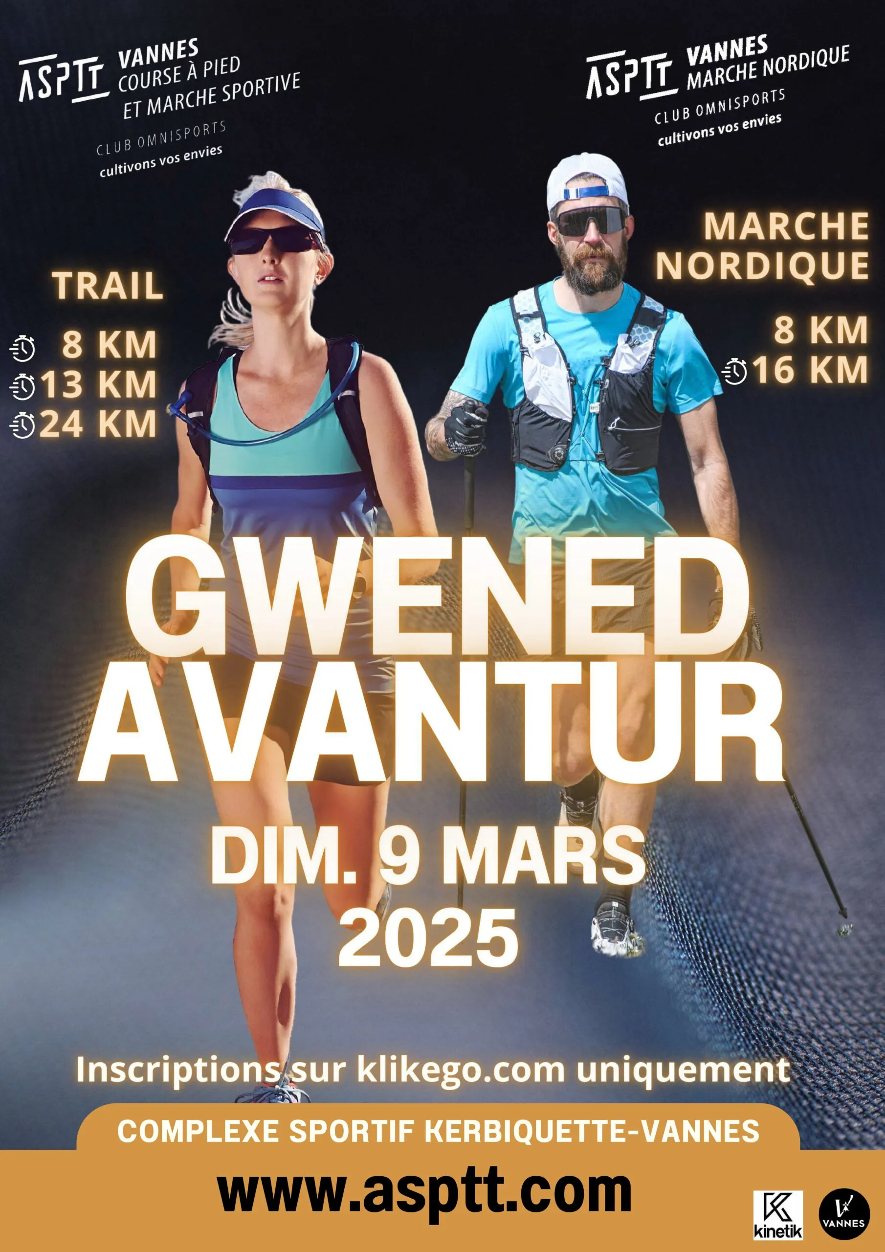 Asptt Gwened’Avantur 2026 Inscription Résultats