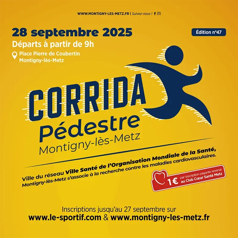 Corrida de Montigny lès Metz 2025 Inscription Résultats
