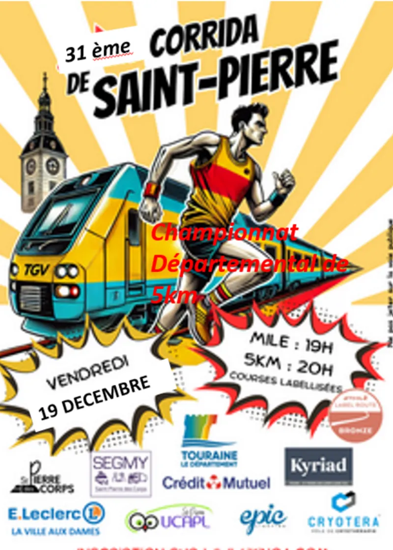 Corrida de Saint Pierre des Corps 2025 Inscription Résultats