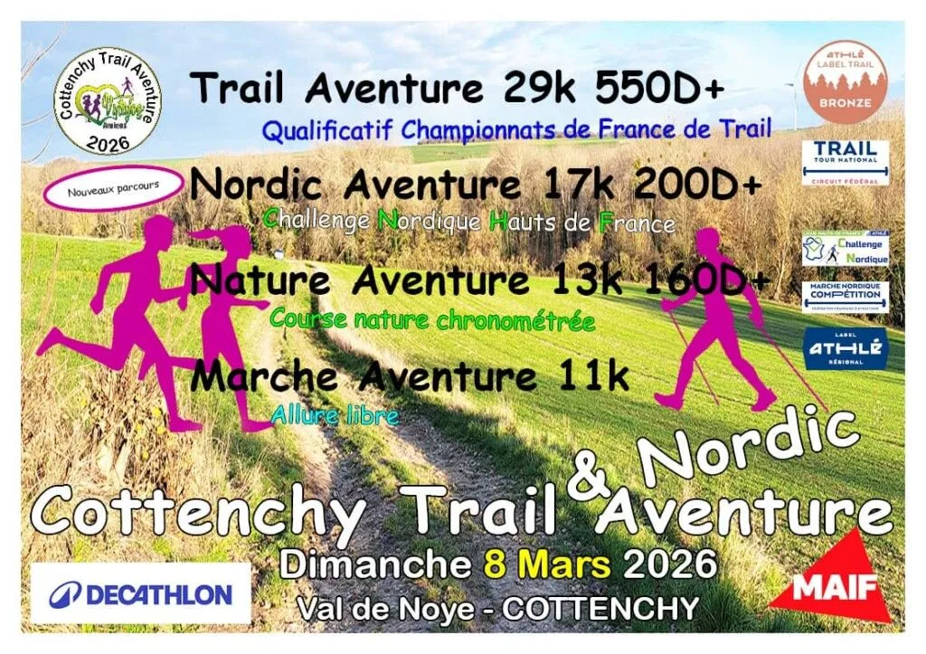 Cottenchy Nordic Aventure 2026 Inscription Résultats