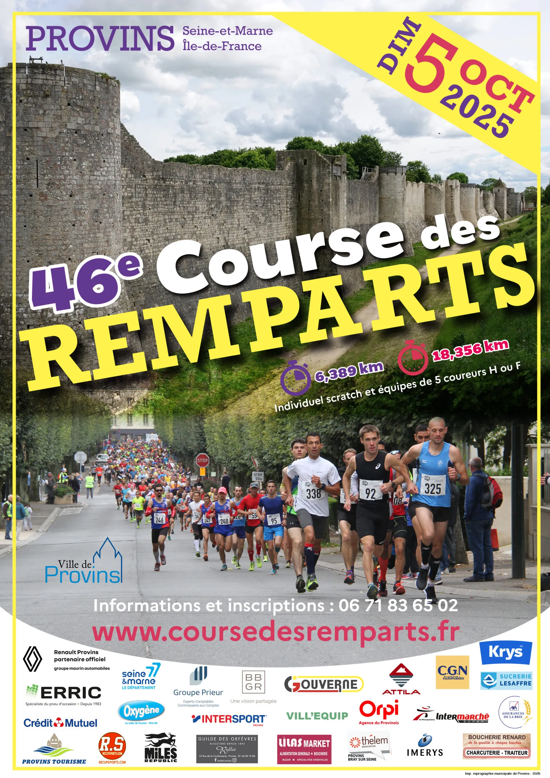 affiche de la course