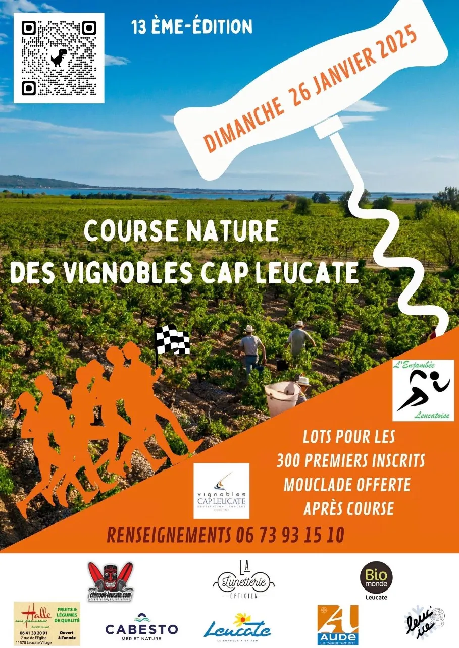 Course nature des vignobles de Cap Leucate 2026 Inscription Résultats