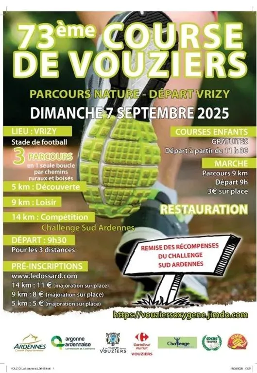Course nature de Vouziers 2025 Inscription Résultats
