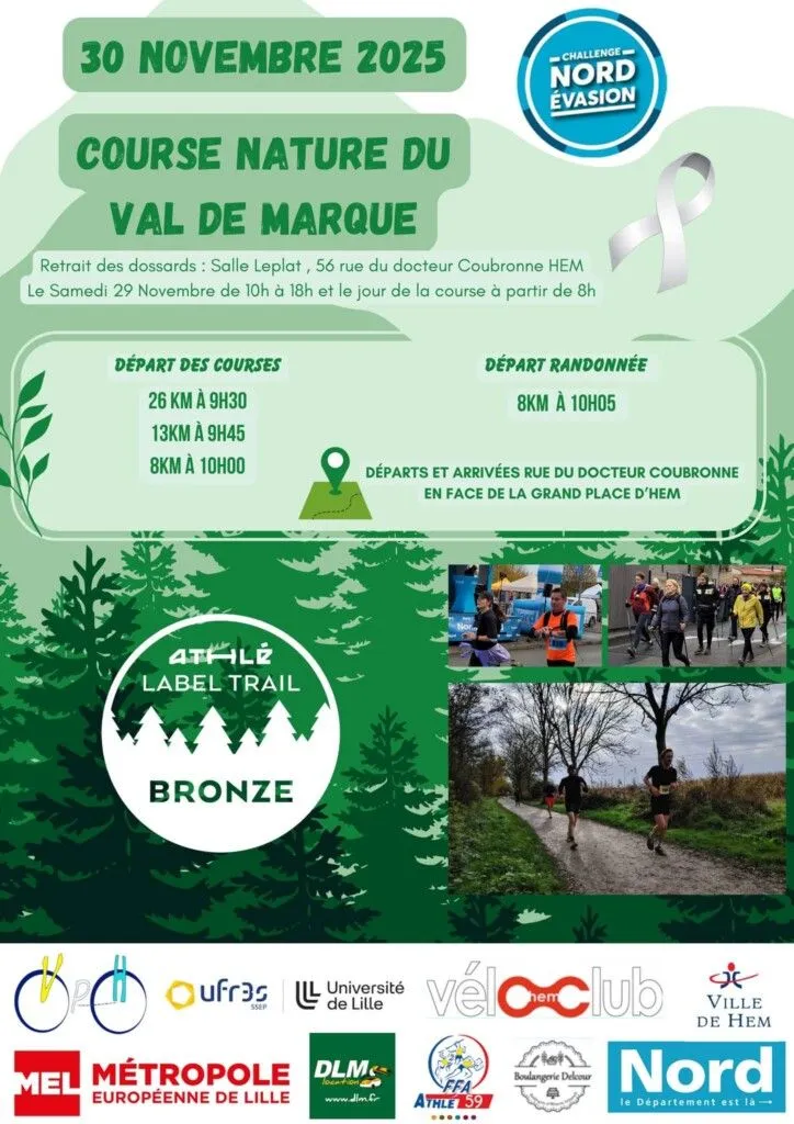 Course nature du Val de Marque 2025 Inscription Résultats