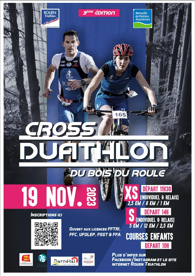 Cross duathlon du Bois du Roule 2026 Inscription Résultats