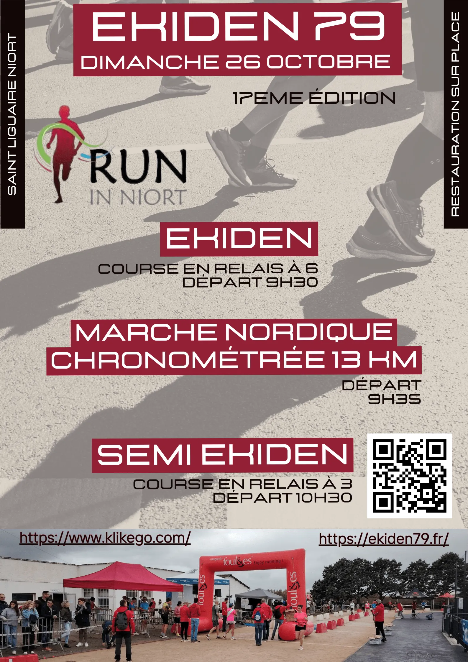 affiche de la course