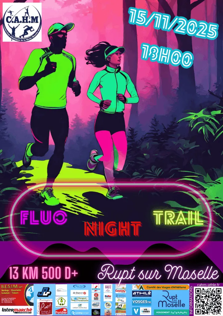 Fluo Night Trail 2025 Inscription Résultats