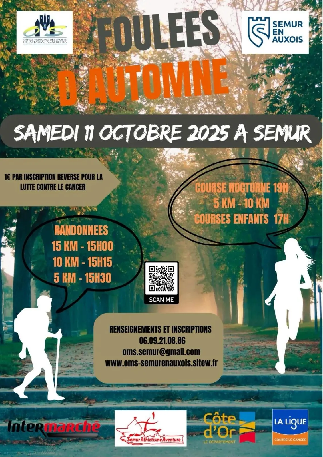 Foulées d’Automne – Semur en Auxois 2026 Inscription Résultats
