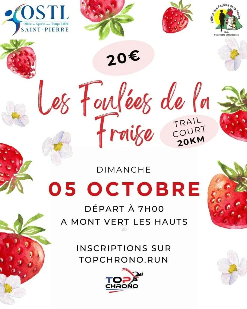 Foulées de la Fraise – Mont Vert les Hauts 2025 Inscription Résultats