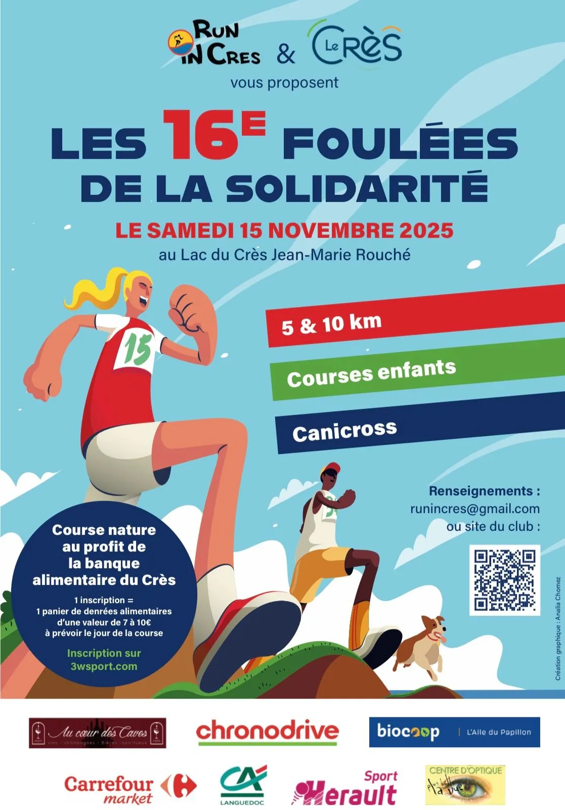Foulées de la Solidarité – Le Crès 2025 Inscription Résultats