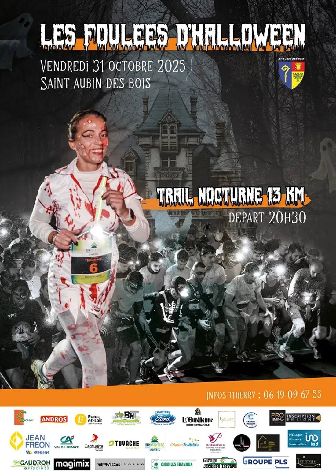 Foulées d’Halloween – Saint Aubin des Bois 2025 Inscription Résultats