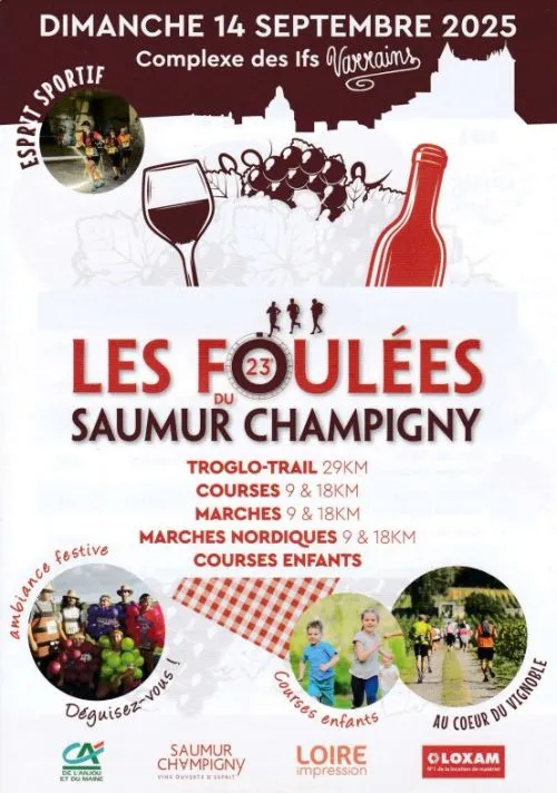 Foulées du Saumur Champigny 2026 Guide Inscription Résultats