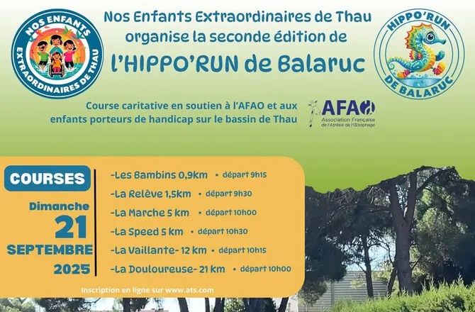 Hippo’run de Balaruc 2025 Inscription Résultats