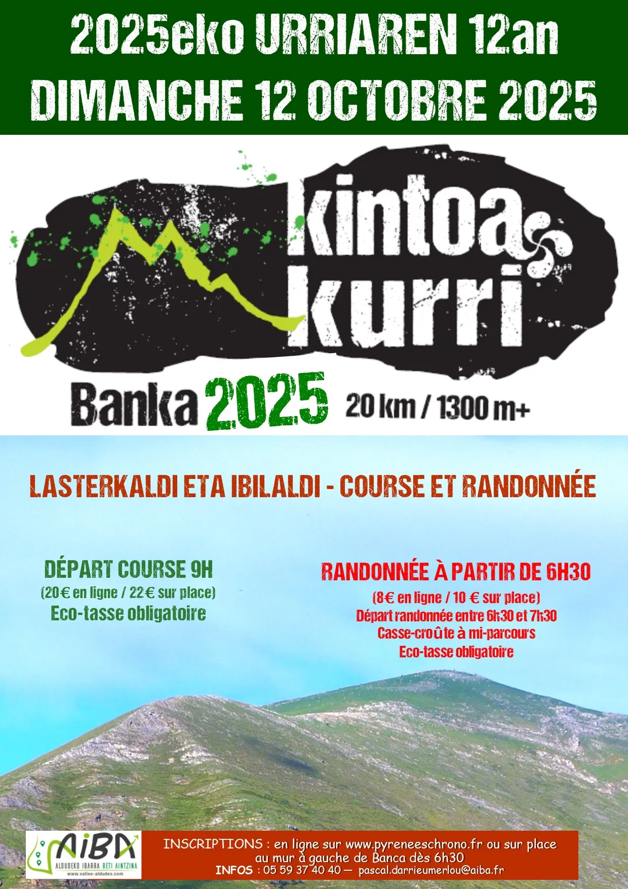 Kintoa Kurri 2025 Inscription Résultats