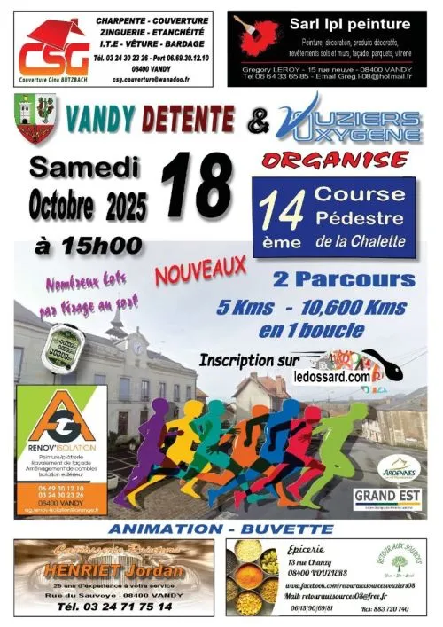 affiche de la course